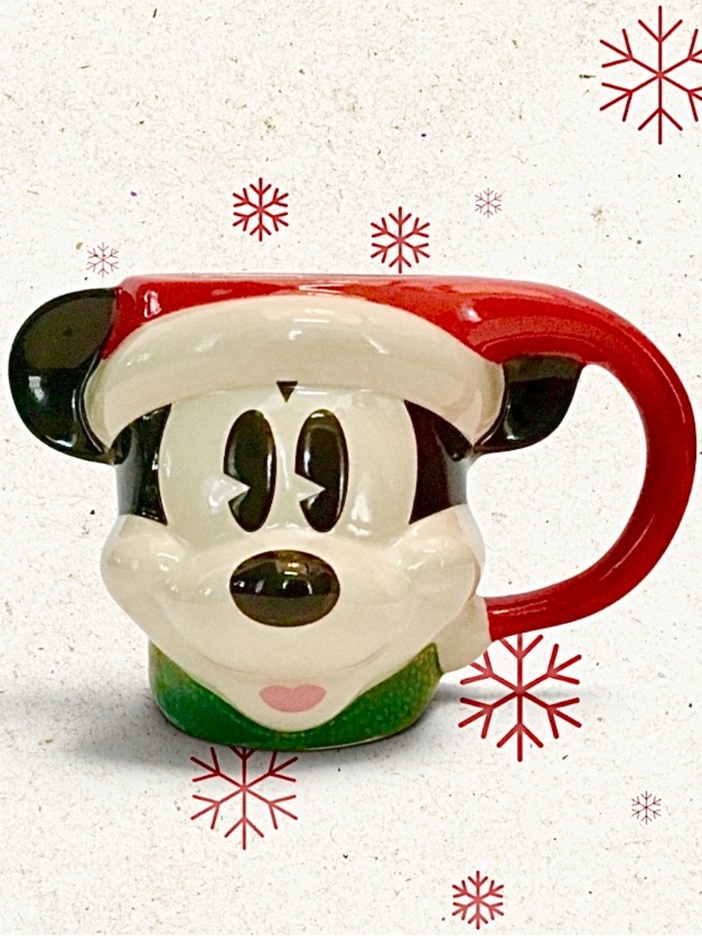New Disney’s Christmas Mickey Mouse Mug